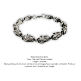 Sculpted Totem Link Bracelet