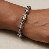 Sculpted Totem Link Bracelet