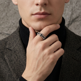 Eternal Ossuary: Hand-Finished Bone Link Ring
