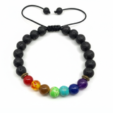 7 Chakra Lava Rock Diffuser Bracelet