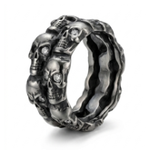 Shadow Legion: Dual-Row Skull Band