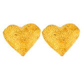 heart shaped studs D758 image 0