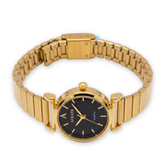 Sophisticated Minimalism: The Petite Gold & Black Dial Watch