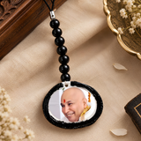 Guruji Swaroop Multipurpose Black Beaded Chain – Bag Charm & Keychain