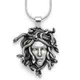 Medusa Gorgon Mythological Pendant Necklace