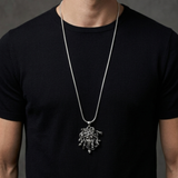 Medusa Gorgon Mythological Pendant Necklace
