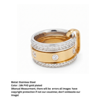 Exquisite Multi-Band Diamond Ring