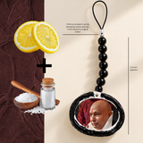 Guruji Swaroop Multipurpose Black Beaded Chain – Bag Charm & Keychain