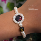 The "Shakti" Collection: Guruji Blessing Bracelet with Sacred Mantra Bead