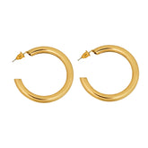half golden hoops image 0