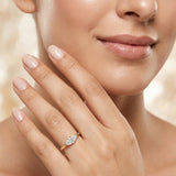 East-West Marquise Solitaire Ring