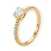 Celestial Pave Solitaire Ring