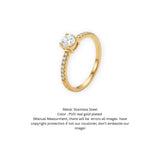 Celestial Pave Solitaire Ring