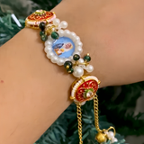 The Crimson Devotion Guru Ji Bracelet