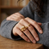 The Liquid Gold Sculptural Ring