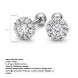 Deigo silver plated studs