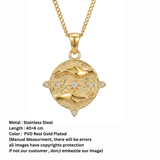 flower in hand pendant