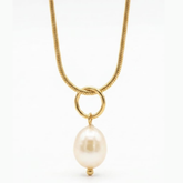 white pearl pendant