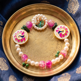 Pearl & Meenakari Guruji Bracelet