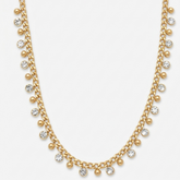 Dainty Charm Gold Chain Pendant Necklace