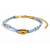 The Azure Coast Cowrie Bracelet