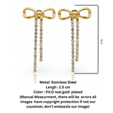 bow earrings