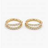 Double layered Gwen studs