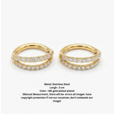 Double layered Gwen studs