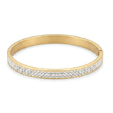sparkling gold plated band