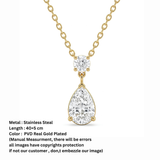 Classic Teardrop Solitaire Pendant