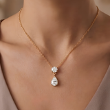 Classic Teardrop Solitaire Pendant