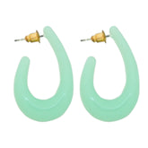 sea green hoops image 0