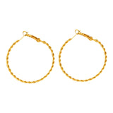twisted big hoops image 0