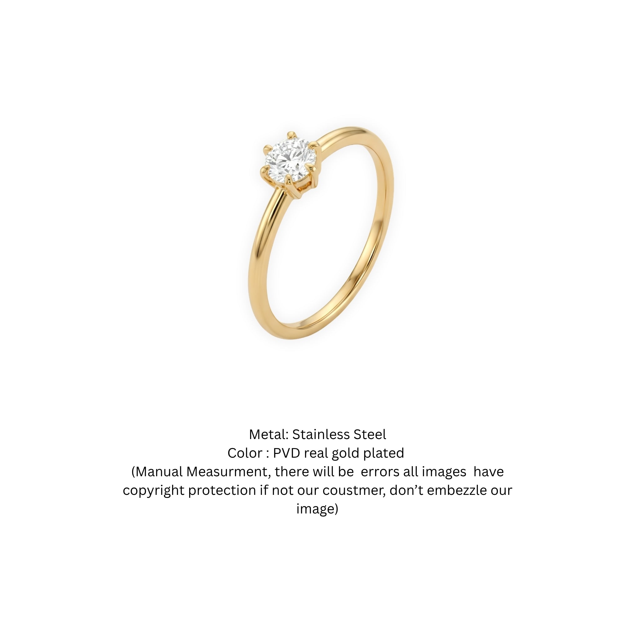 Classic Six-Prong Solitaire Ring