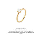 Classic Six-Prong Solitaire Ring