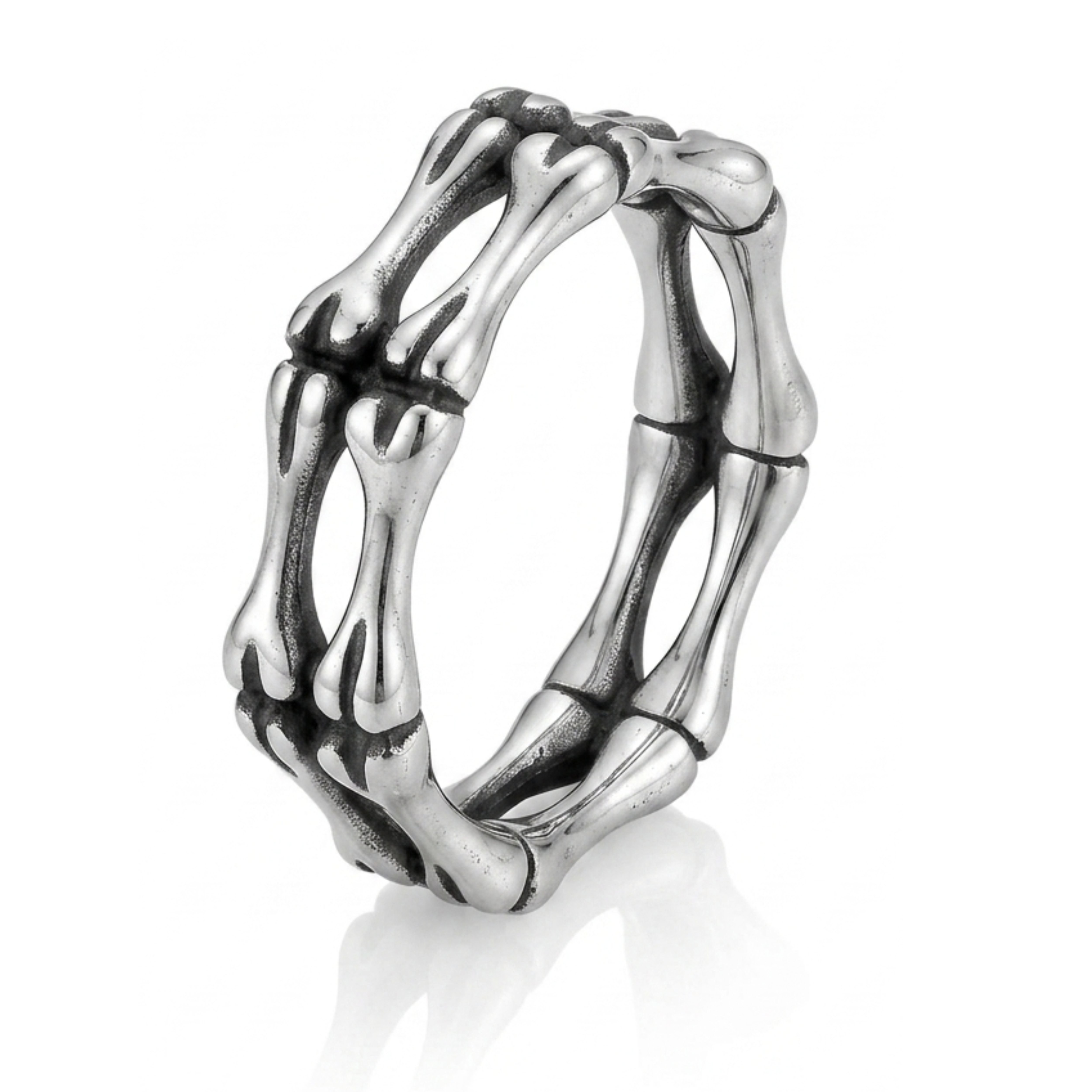 Eternal Ossuary: Hand-Finished Bone Link Ring