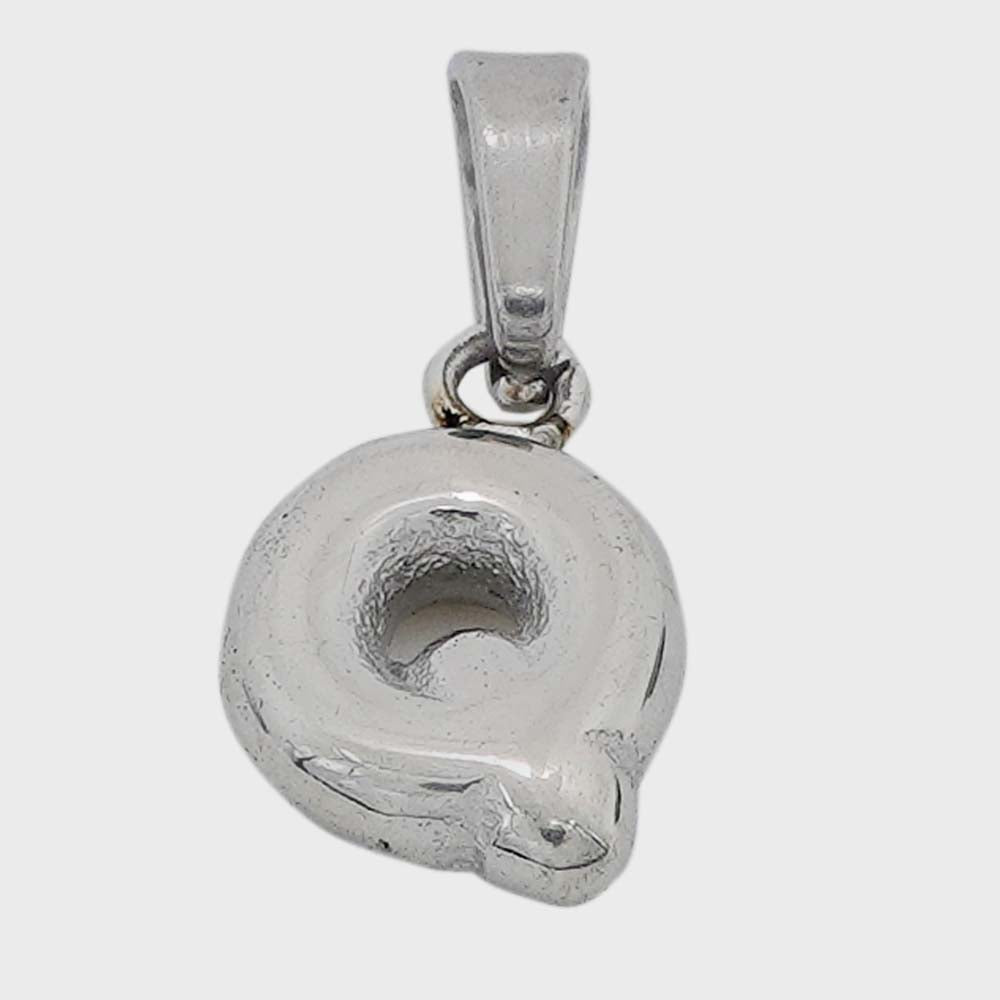 18k platinum alphabets - Q image