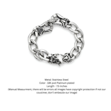 Artisan Engraved Curb Chain Bracelet
