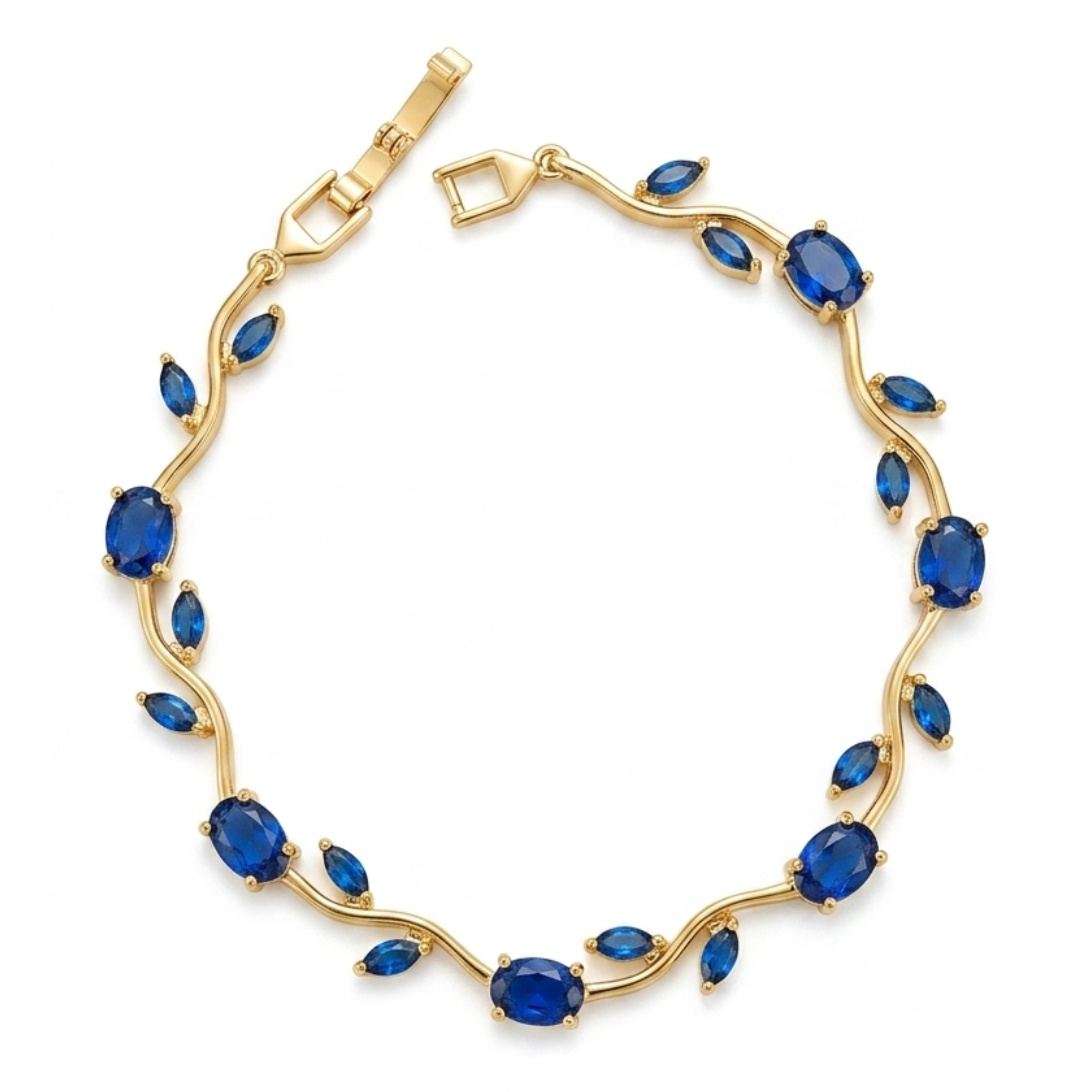 Sapphire Vine Serenity Bracelet