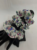 Pure Cotton Floral Printed Scrunchies
