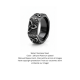 Hammered Sterling Silver Celtic Trinity Ring