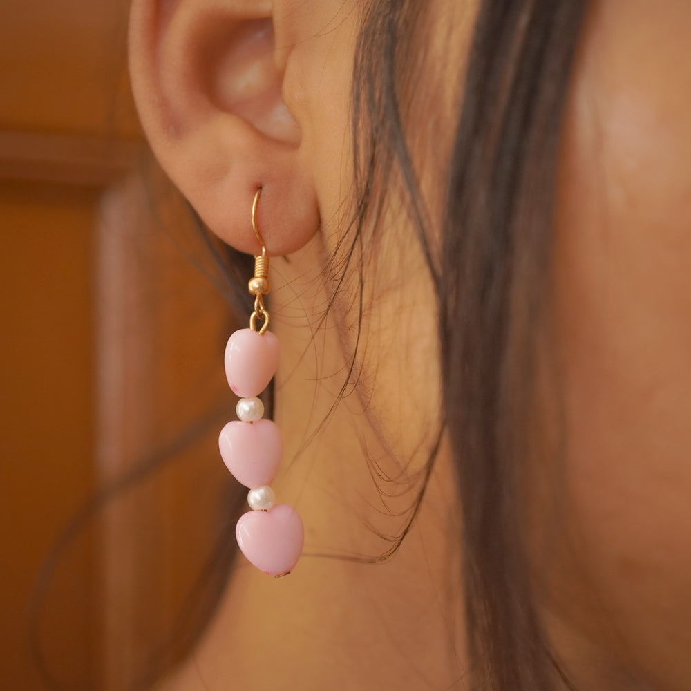 tripple pink heart drops image 2