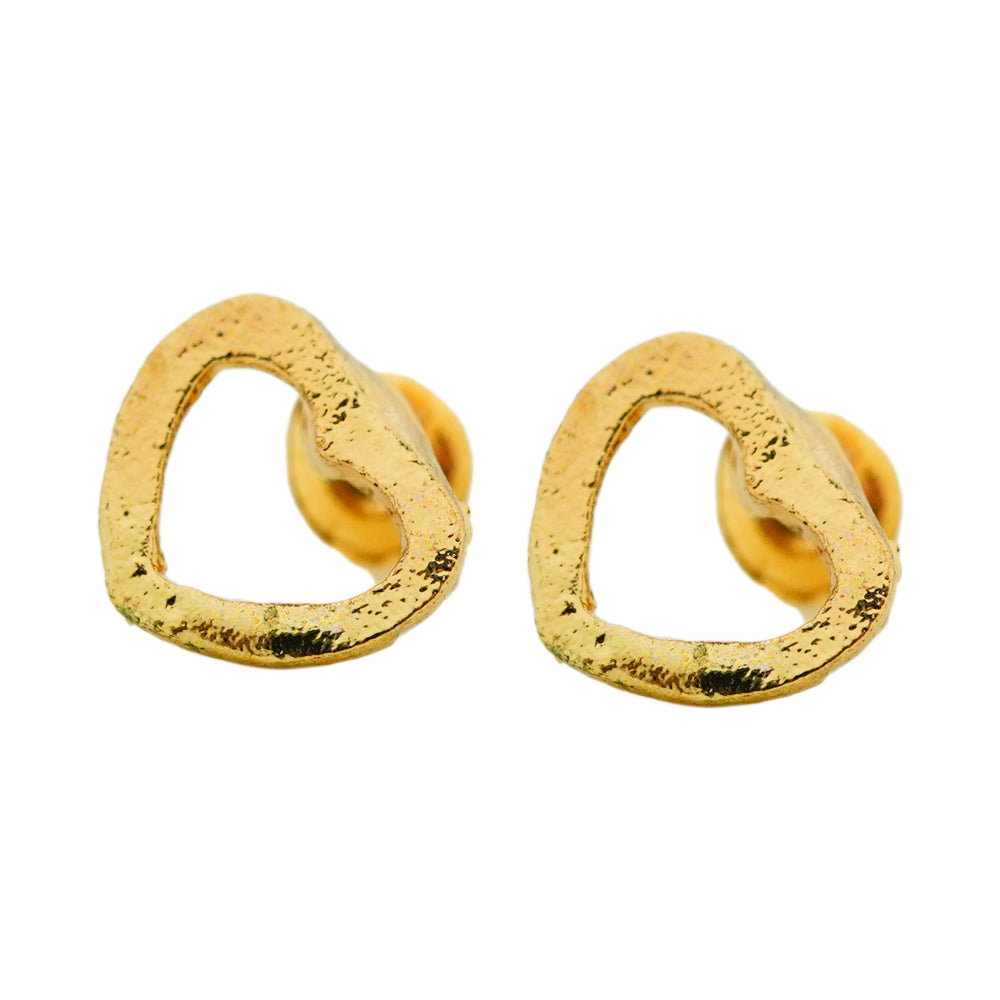 hollow heart studs image 1