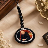 Guruji Swaroop Multipurpose Black Beaded Chain – Bag Charm & Keychain