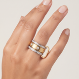 Exquisite Multi-Band Diamond Ring