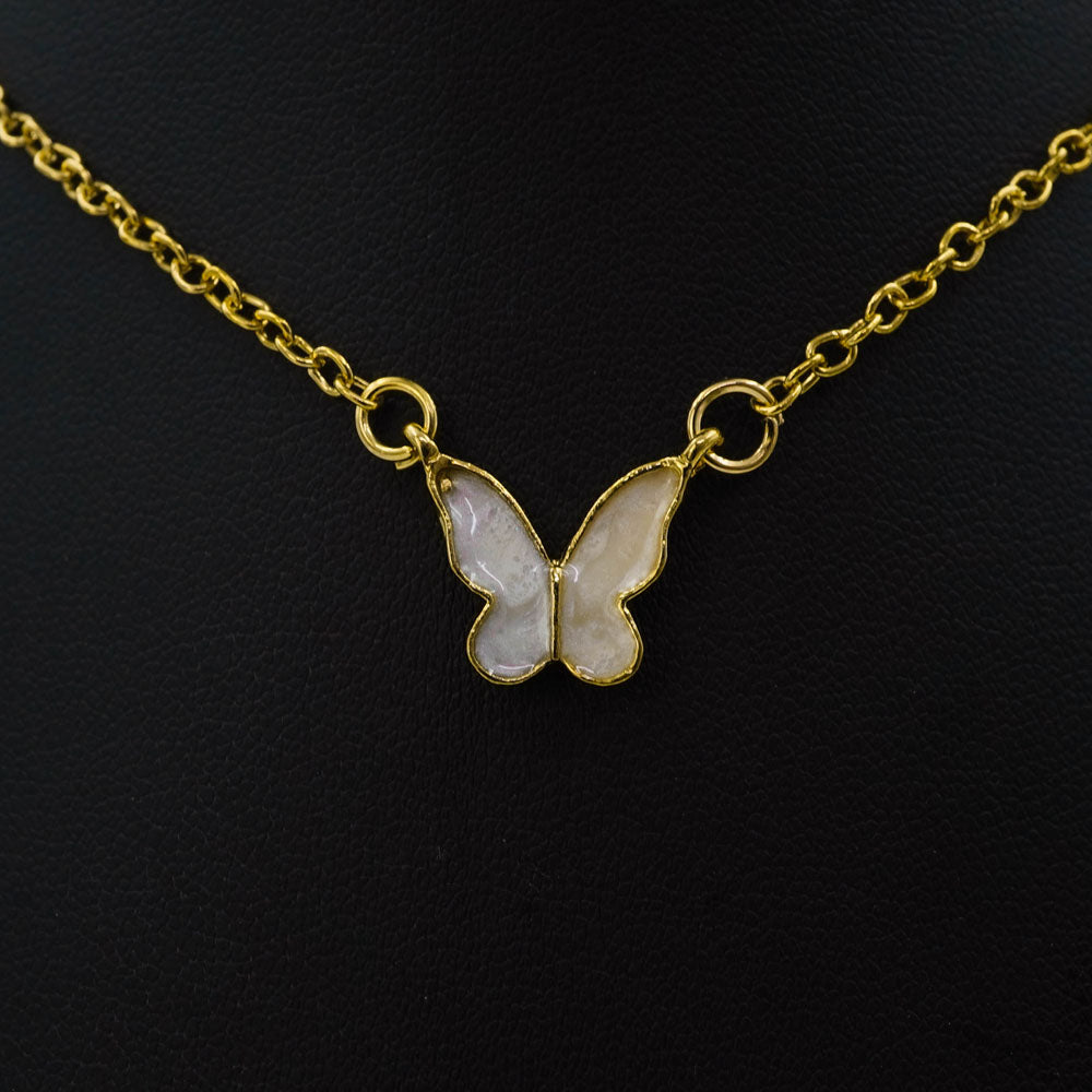 Pastel butterfly pendent image 4