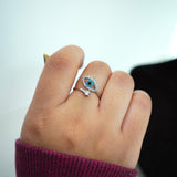 evil eye adjustable ring