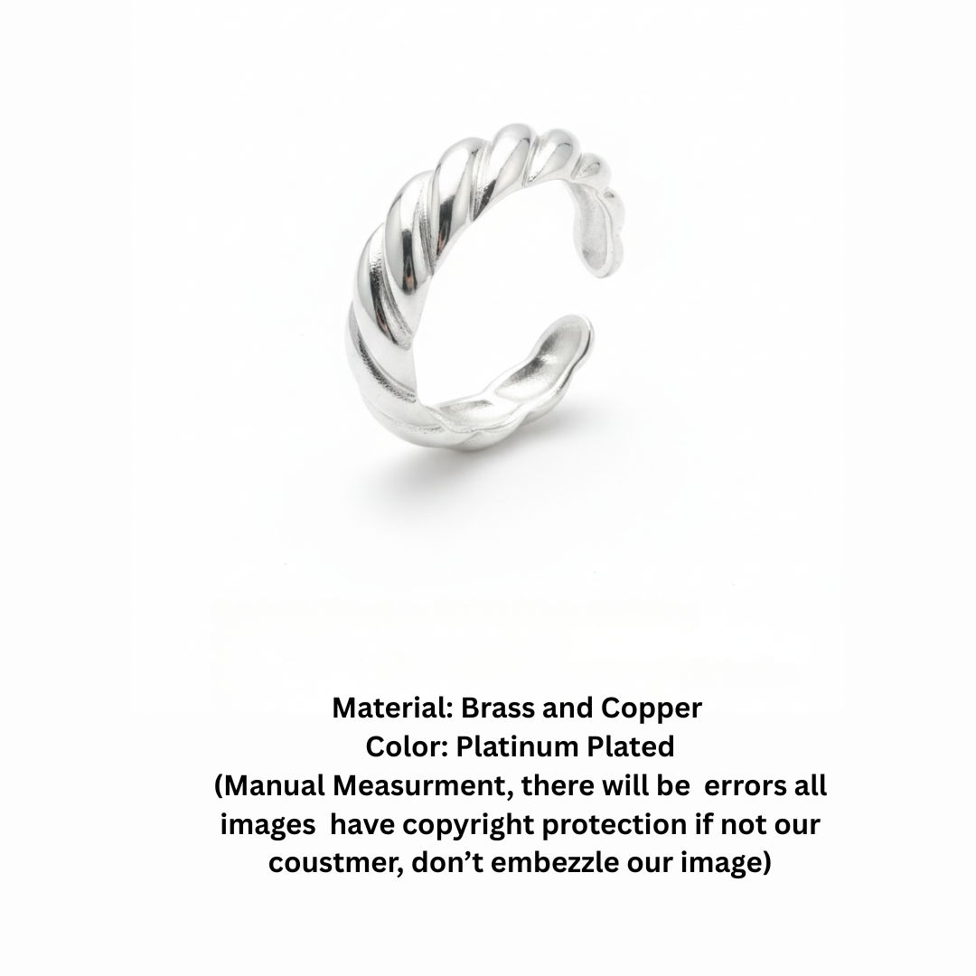 SG FASHION VAULT ADJUSTABLE CROSSIANT RING