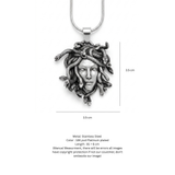 Medusa Gorgon Mythological Pendant Necklace