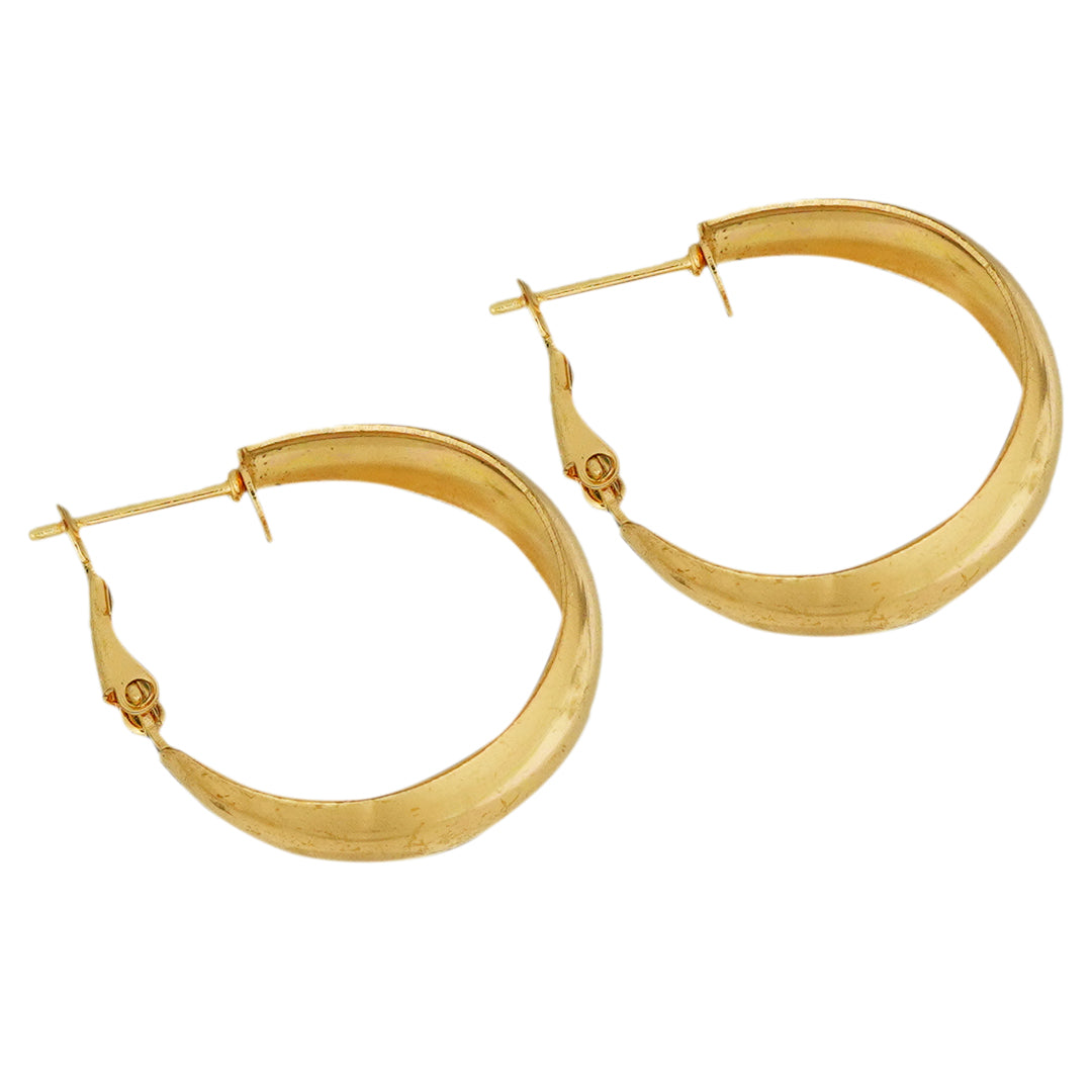wide rounded hoops image 2